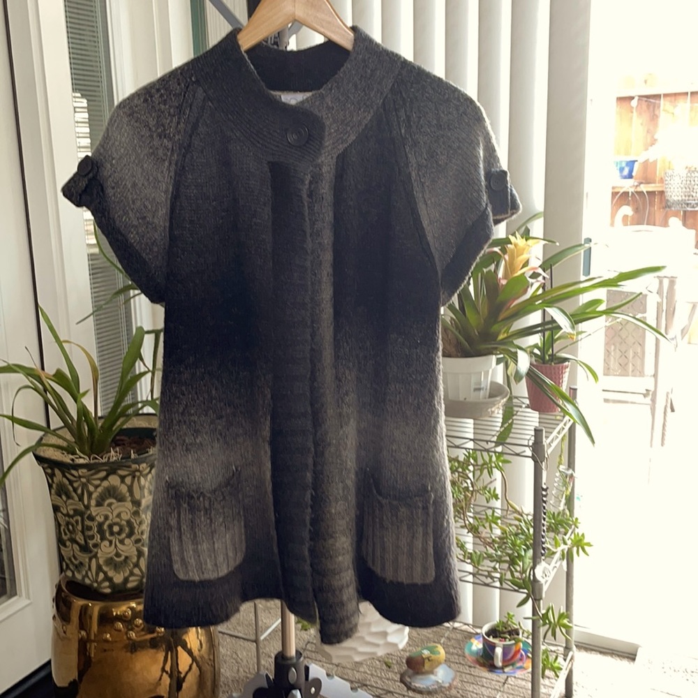 RXB Black & Gray Cardigan, Medium